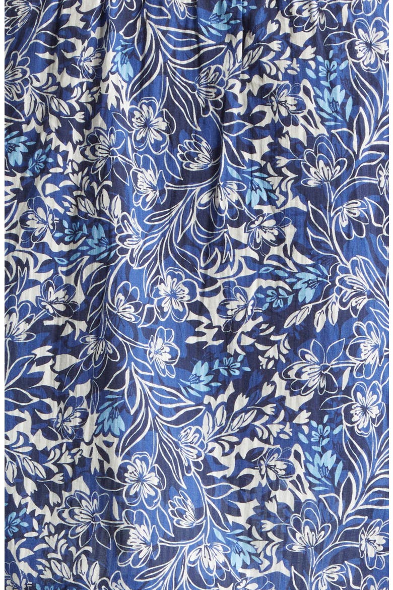 Farah Floral Crop Pullover, Alternate, color, NAVY FLORAL