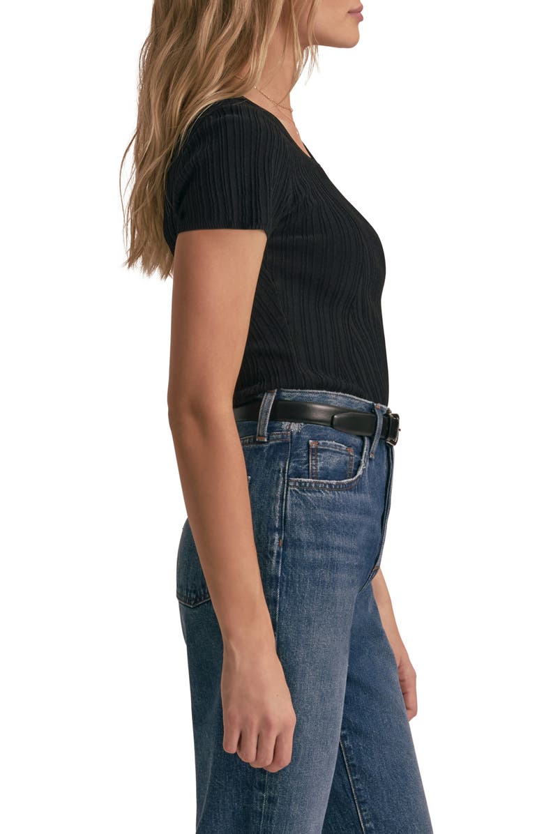 Favorite Daughter Kennedy Rib Top, Alternate, color, Black