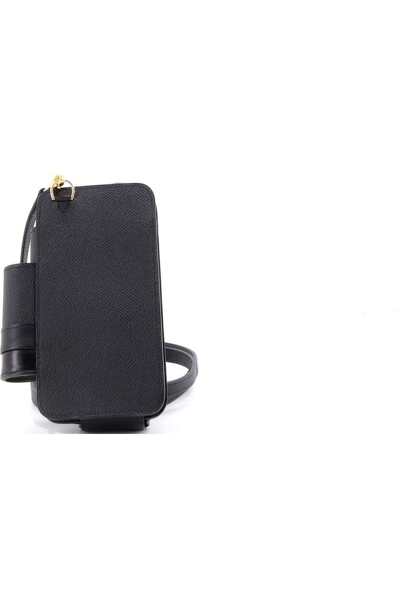 Pre-Owned Hermes Hermesway Phone Case Crossbody Bag Epsom, Alternate, color, Noir