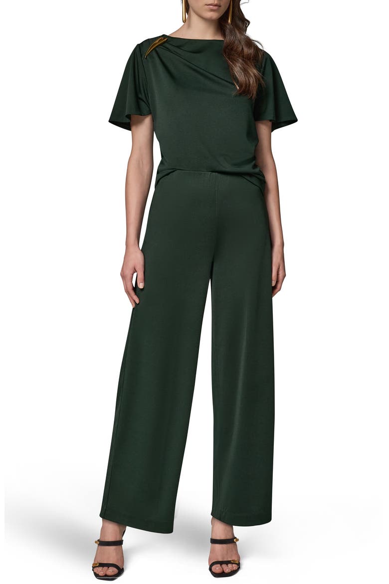 Pull On Wide Leg Pants, Alternate, color, BLACK FOREST