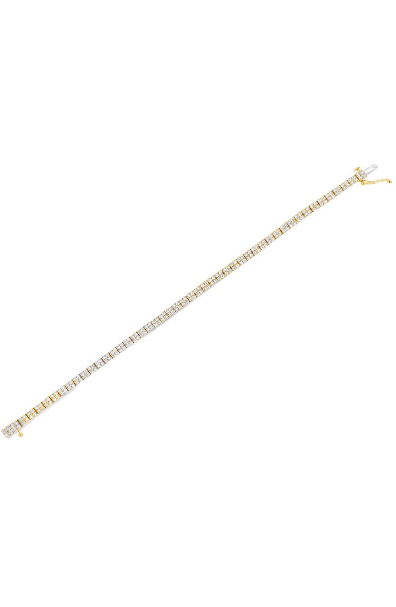Haus of Brilliance 14K Yellow Gold Plated Silver 3.0 Cttw Diamond Link Bracelet, Alternate, color, Yellow
