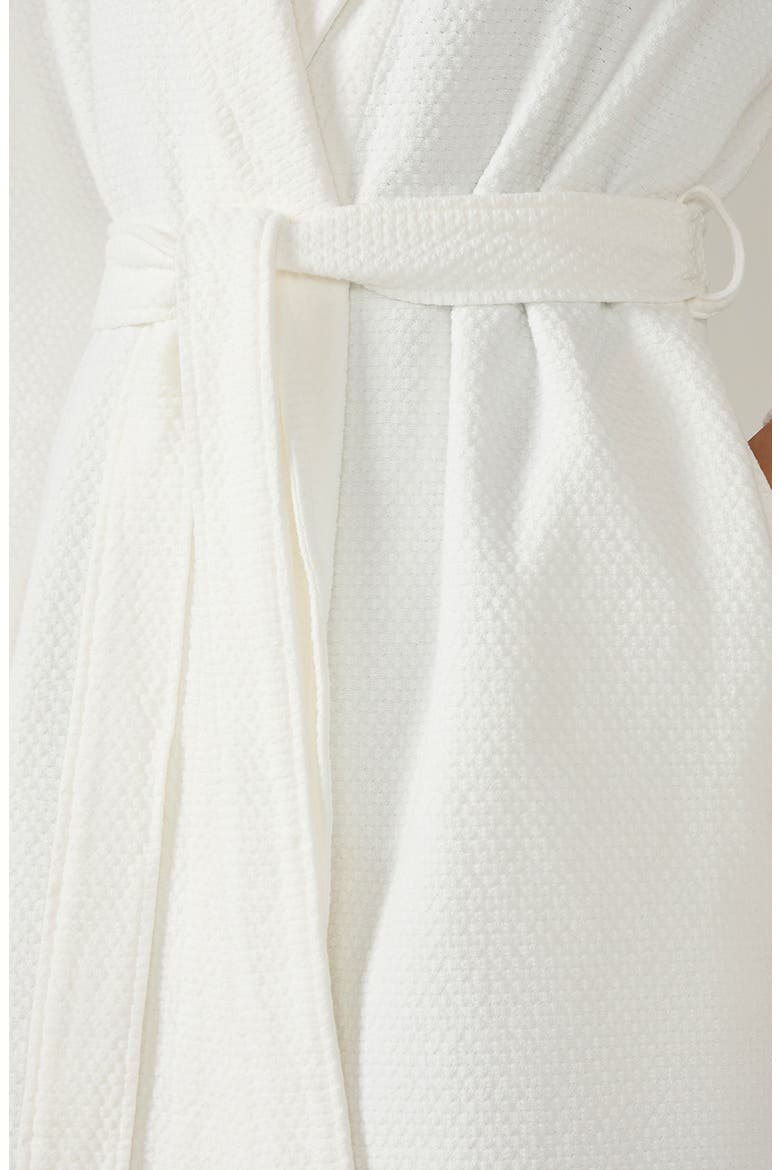 Adriatic Organic Cotton Robe, Alternate, color, ALPINE WHITE
