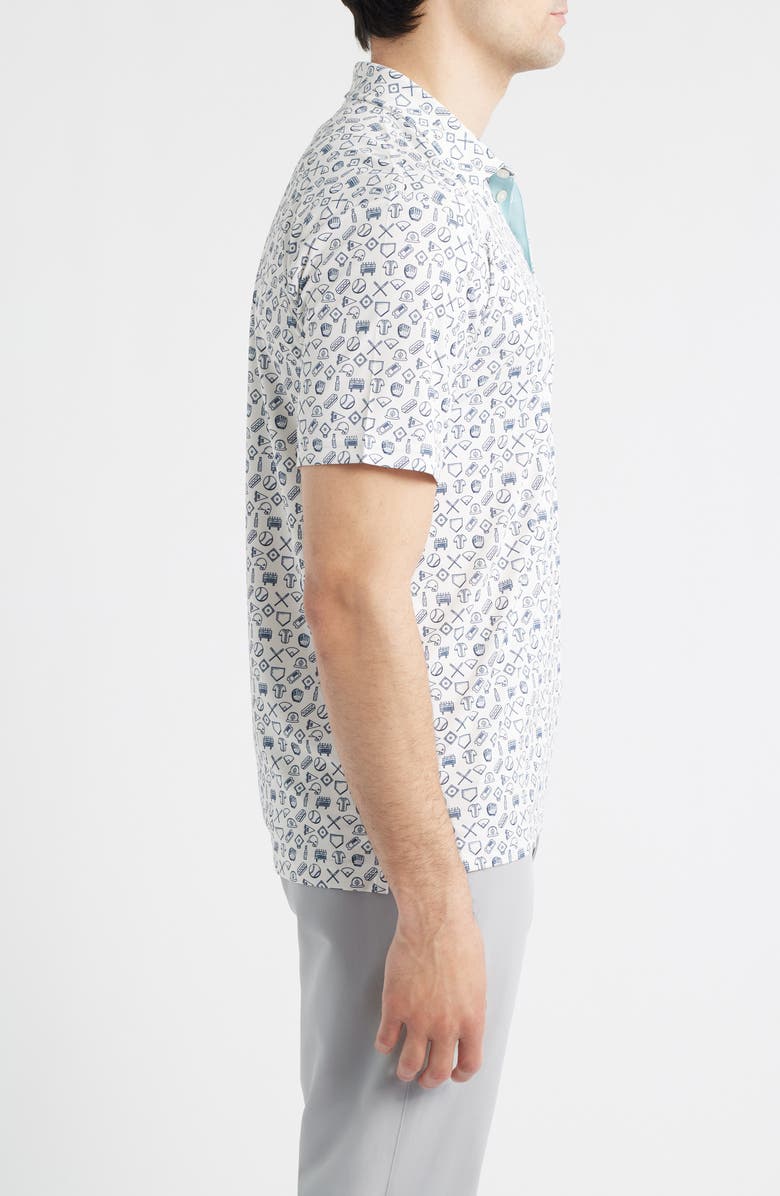 Swannies Maverick Performance Golf Polo, Alternate, color, Vintage White