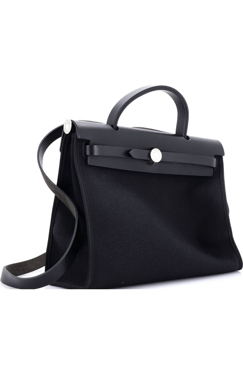 Pre-Owned Hermes Herbag Zip Leather and Toile 31, Alternate, color,