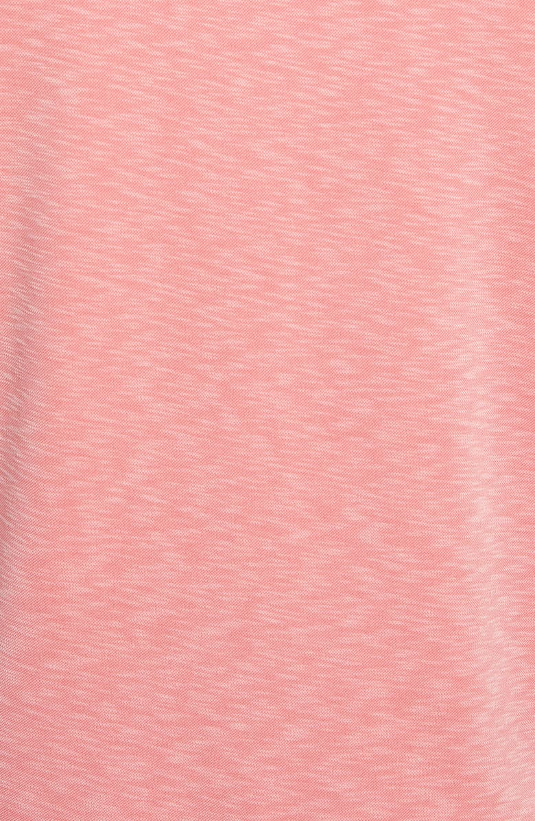 Johnston & Murphy Slub Men's Polo, Alternate, color, Coral