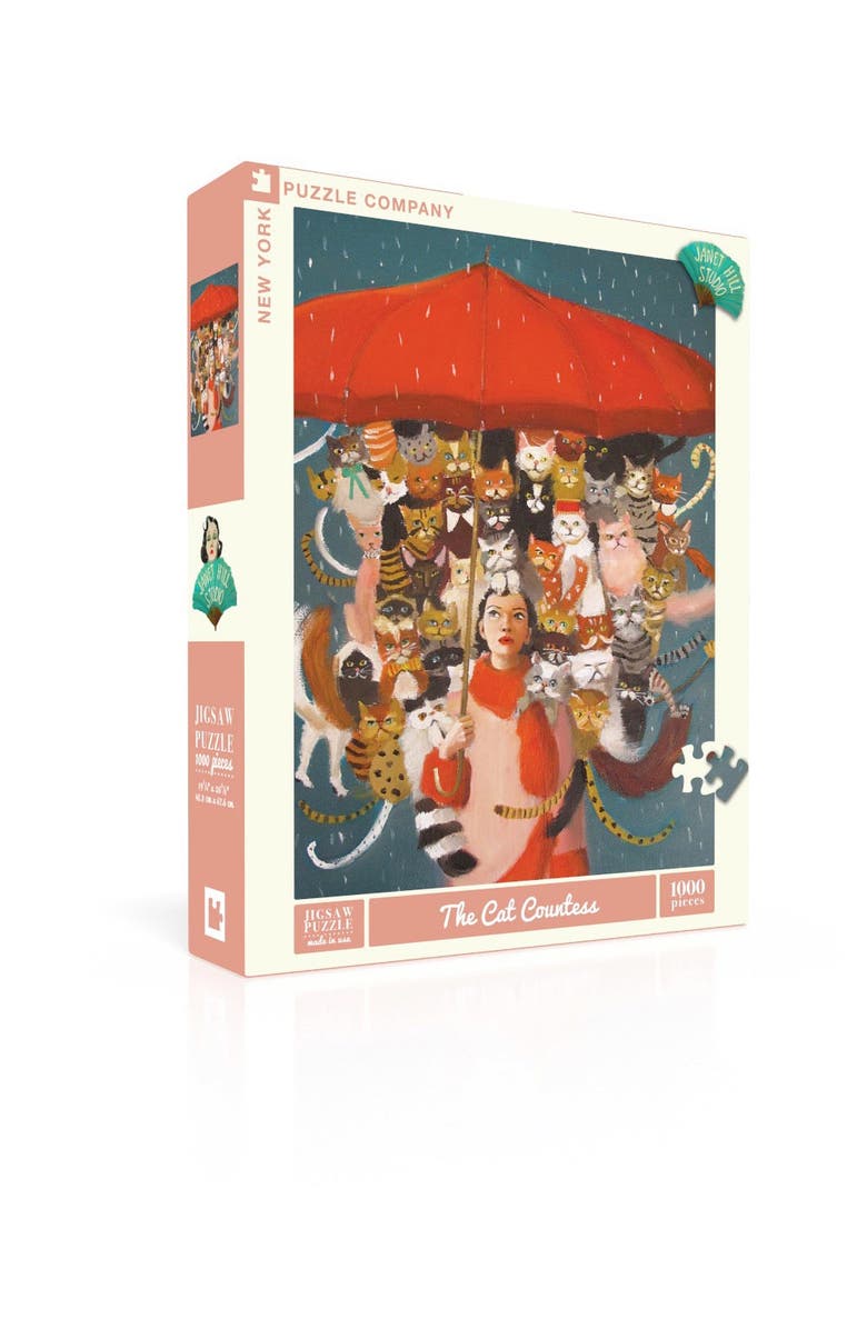 NEW YORK PUZZLE COMPANY The Cat Countess 1000 Piece Puzzle, Alternate, color, NO COLOR