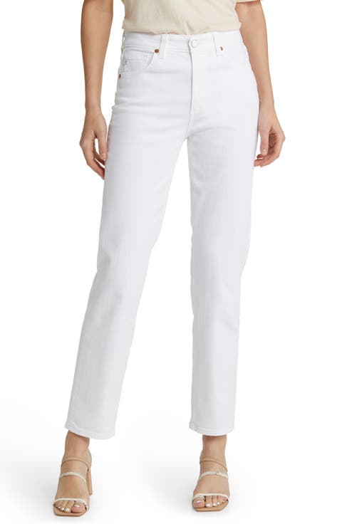 Saige High Waist Straight Leg Jeans
