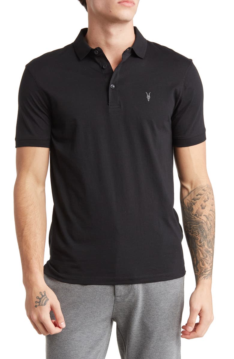 AllSaints Vidal Polo, Main, color, Jet Black