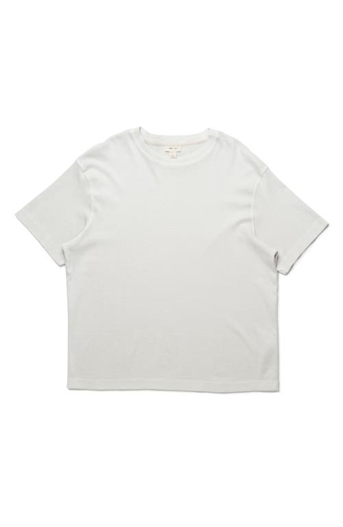 Mavi Jeans Relaxed Fit Cotton Slub T-shirt In Foggy Dew