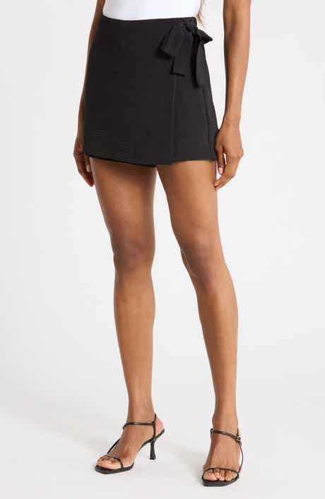 Ellen Tracy Airflow Wrap Tie Skort