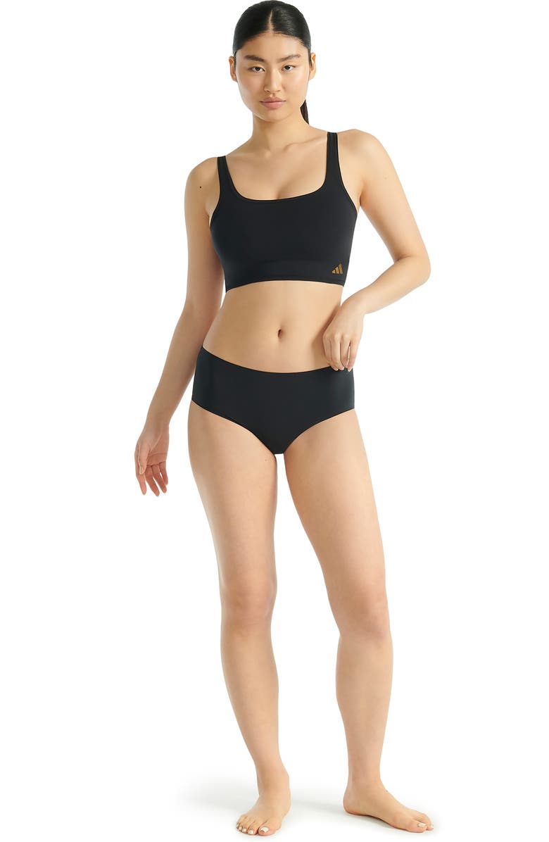 adidas Originals Set of 3 Hipster Briefs, Alternate, color, Black