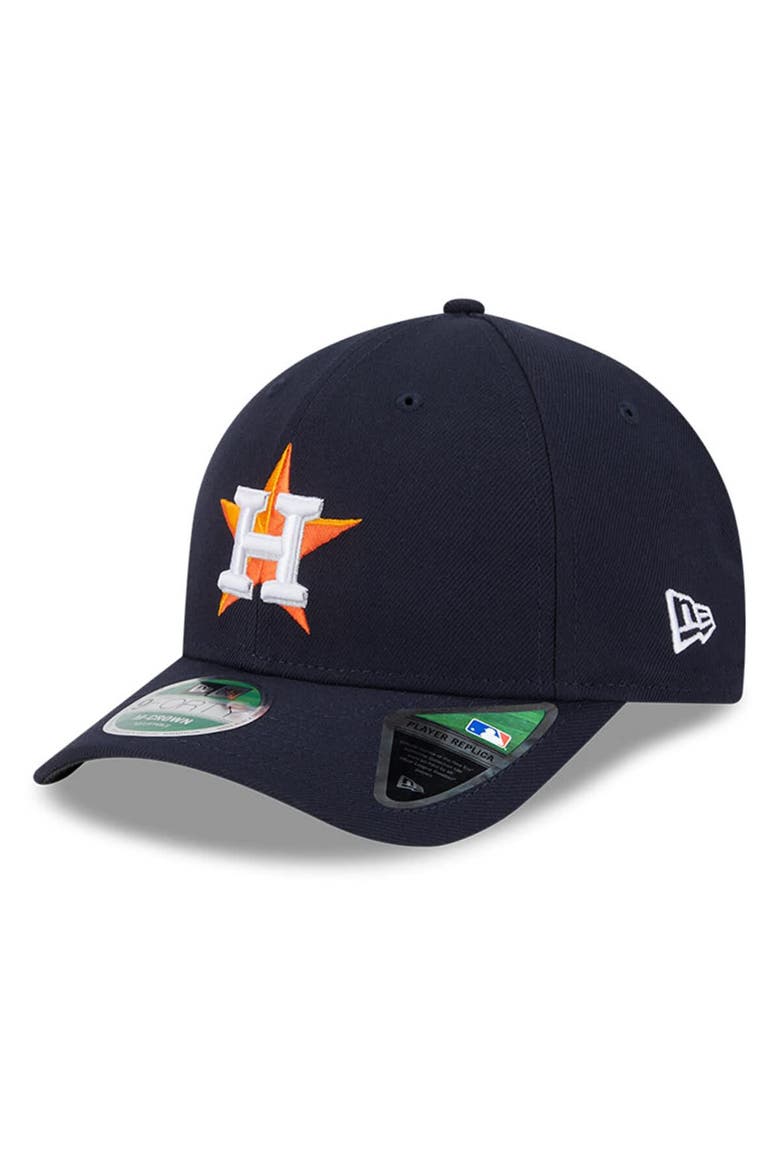 Men's New Era  Navy Houston Astros Player Replica 9FORTY Adjustable Hat, Main, color, Navy