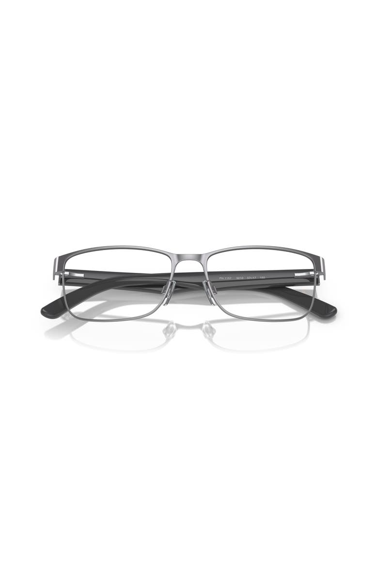 55mm Rectangle optical glasses, Alternate, color, Grey