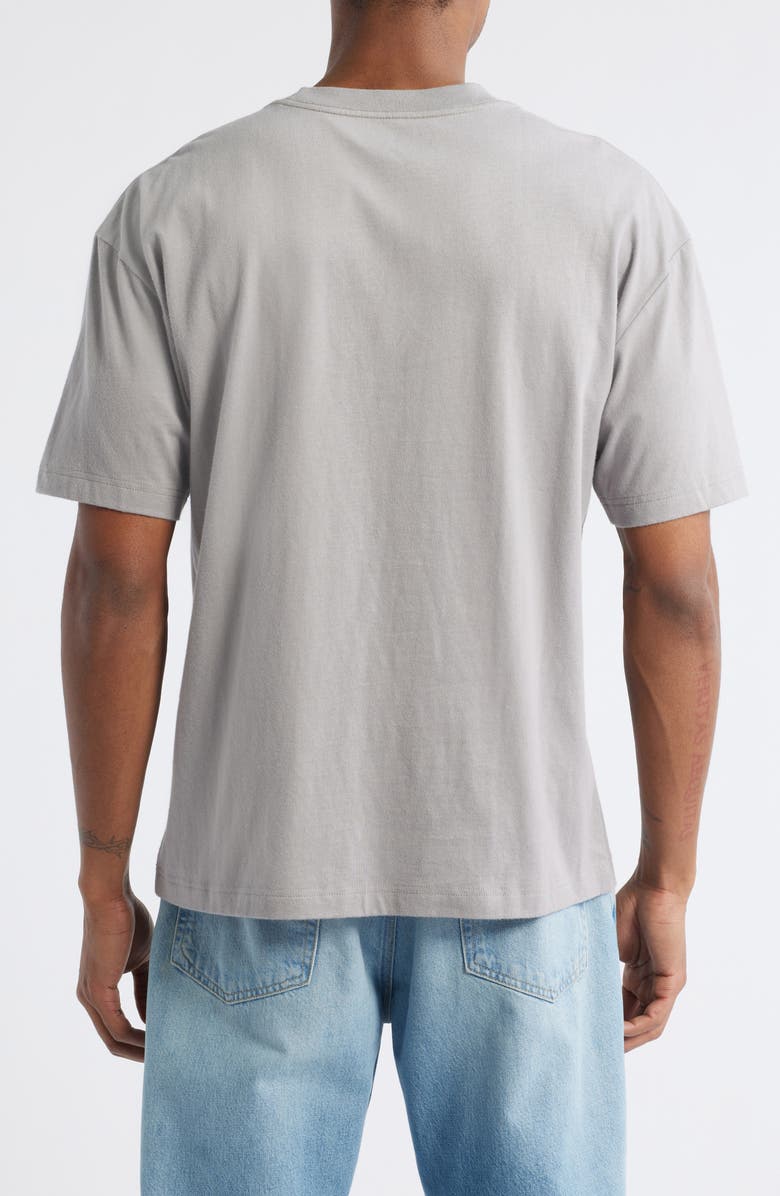 Vinyl Icons Peanuts<sup
®</sup
Snoopy Take It Easy Cotton Graphic T-Shirt, Alternate, color, Grey