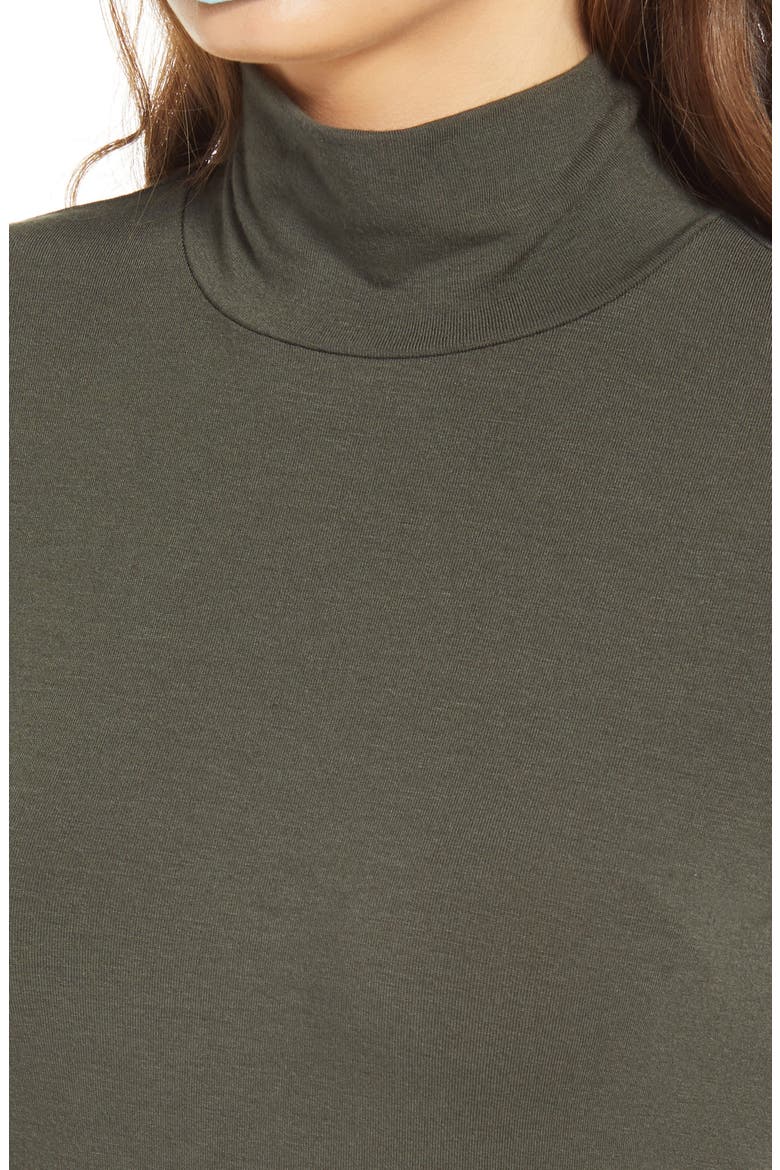 Norfolk Turtleneck Shirt, Alternate, color, HARVEST GREEN