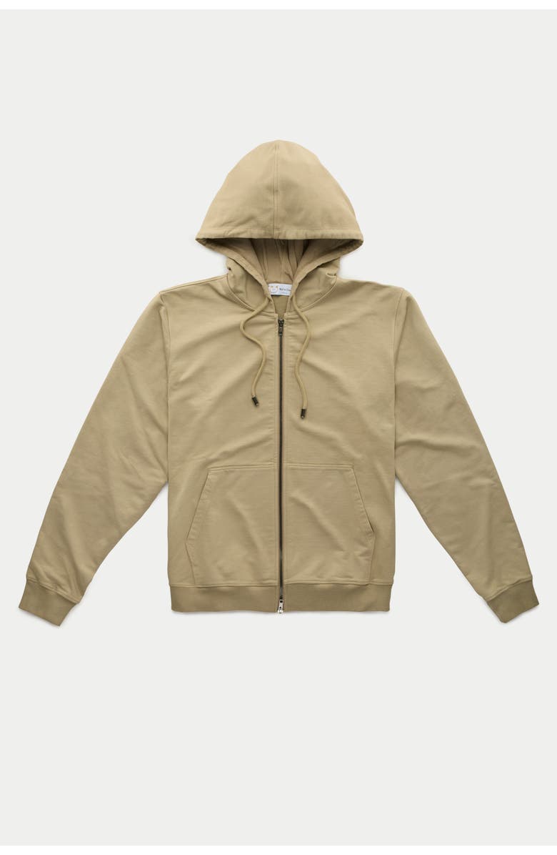 Wolf Vs. Goat (WvG) Sorona Zip-Up Hoodie, Main, color, Lt. Brown