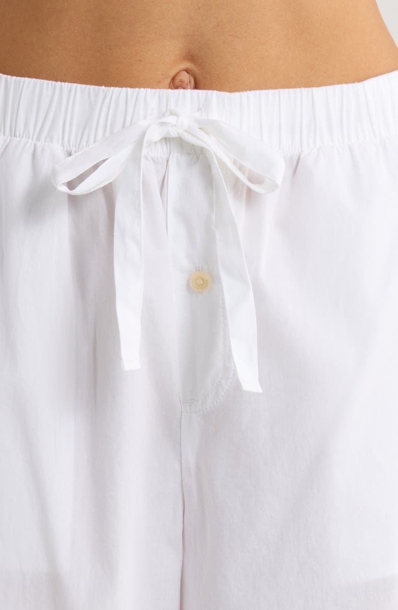 Nordstrom Classic Cotton Pajamas, Alternate, color, White- Red Bow