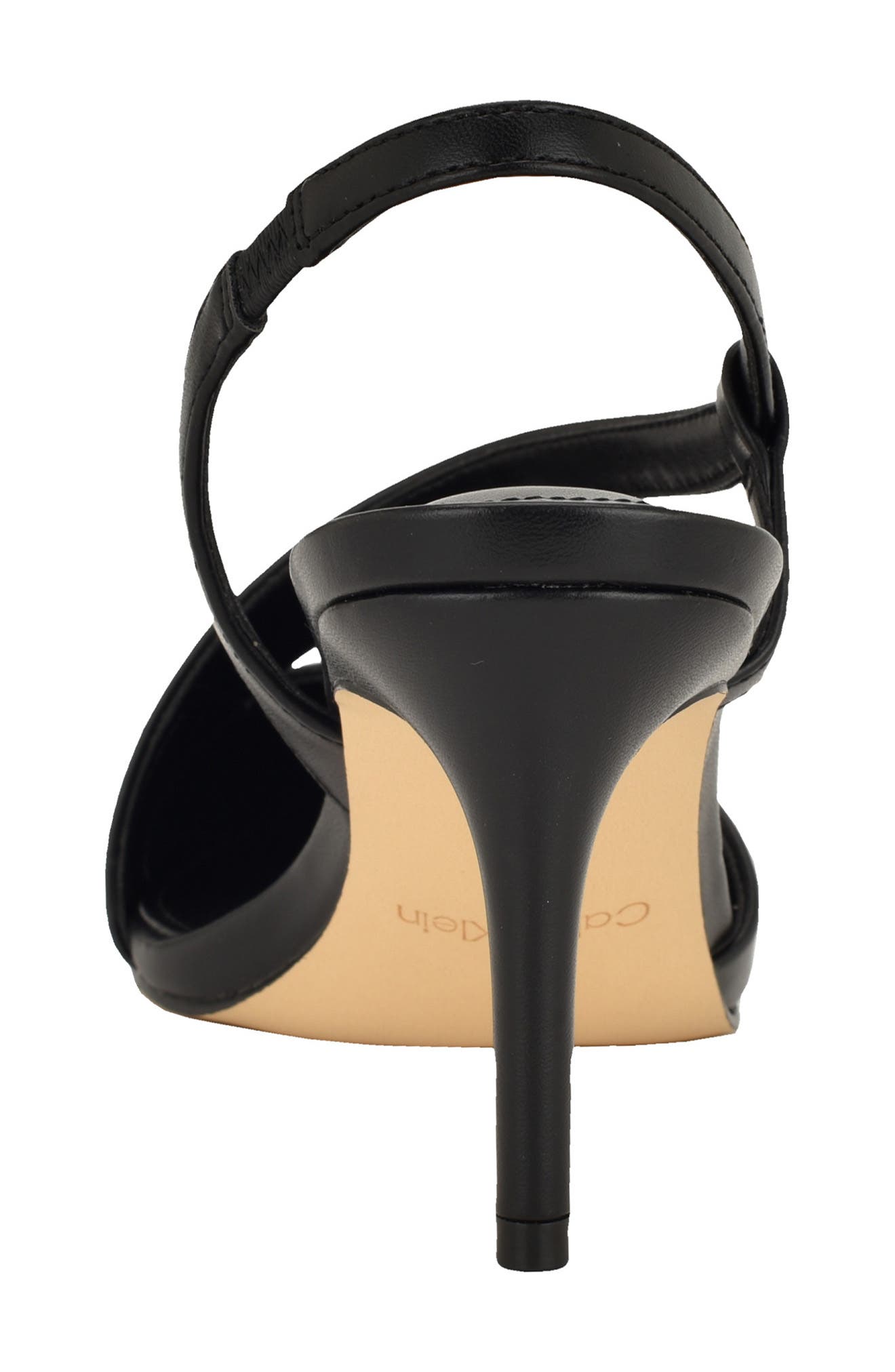 Calvin Klein Jistine Slingback Pump, Alternate, color, Black