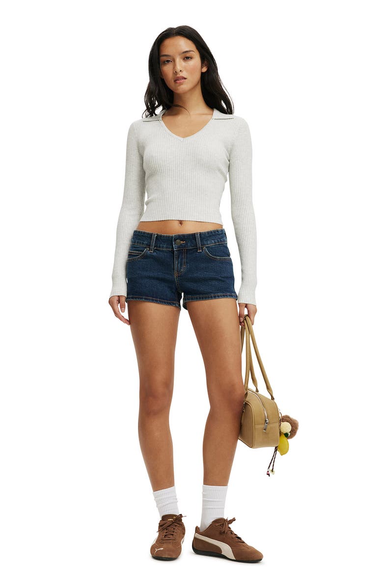 Cotton On Women's Everfine Rib V-Neck Polo, Alternate, color,