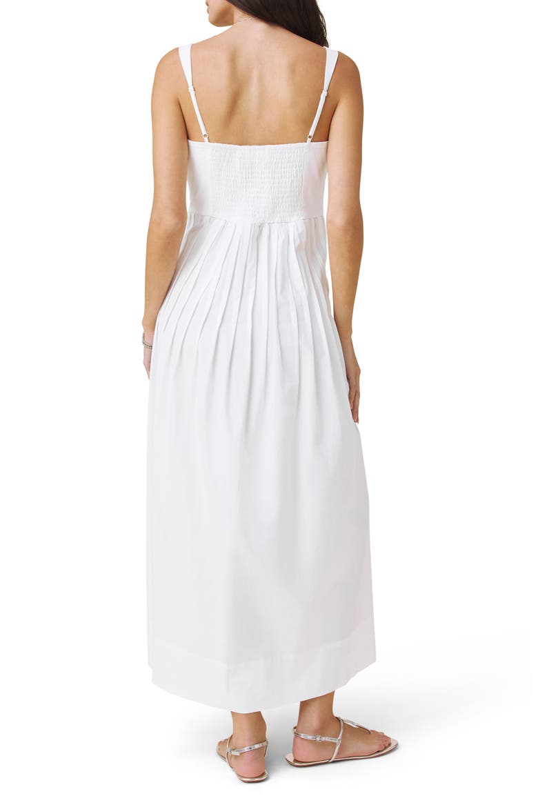 Maggie Sleeveless Maxi Dress, Alternate, color, WHITE