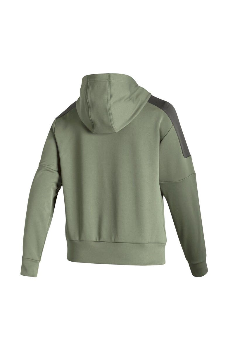 adidas Women's adidas Olive Texas A&M Aggies Salute to Service Military Appreciation Pullover Hoodie, Alternate, color, Olive