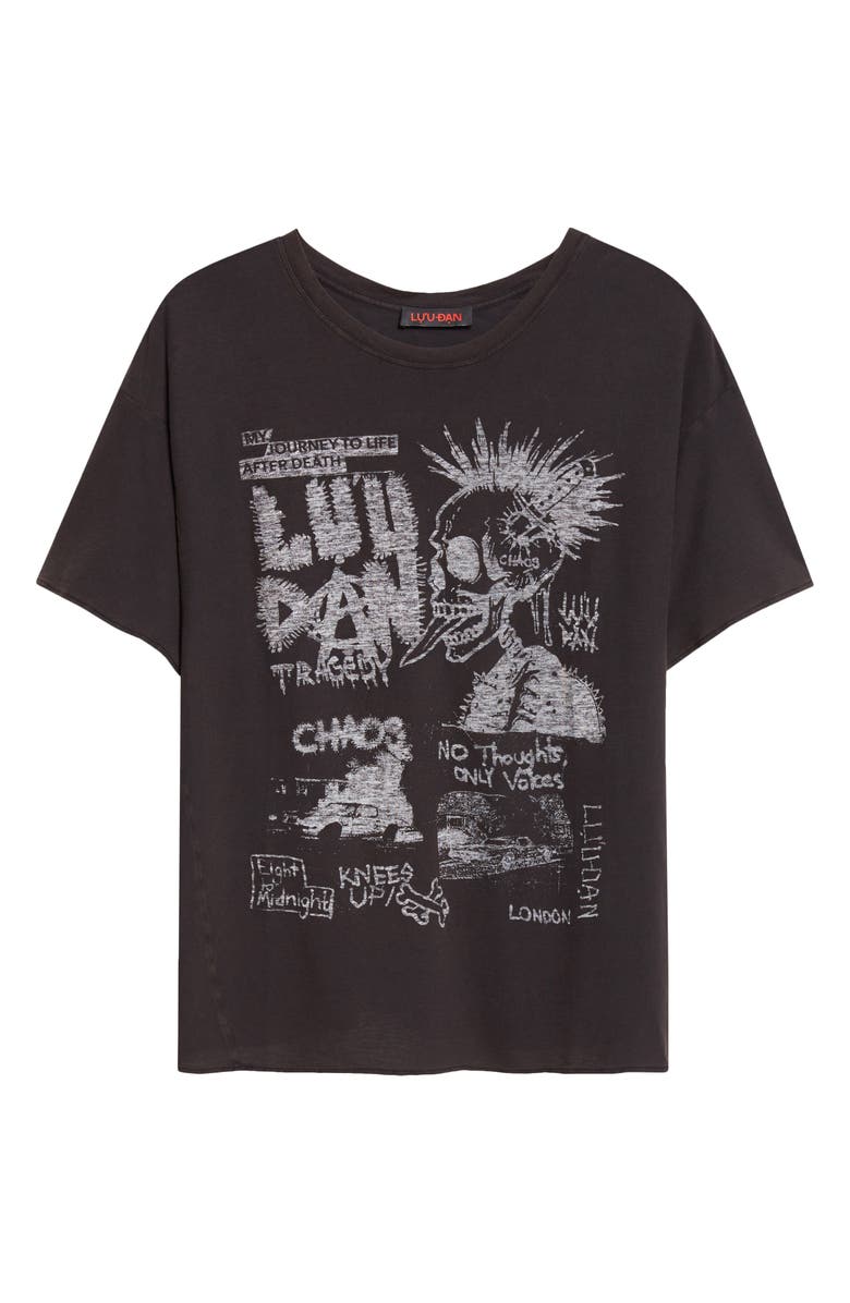LU'U DAN Thrash Graphic T-Shirt, Main, color, Black
