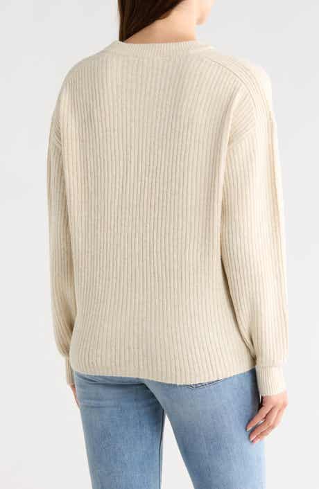 Onema Long Sleeve Crewneck Knit Sweater