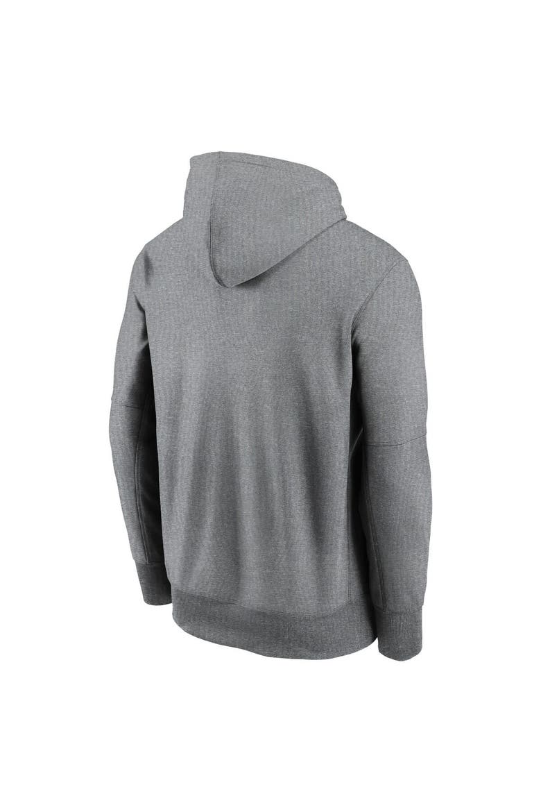 Men's Nike Heather Charcoal Jacksonville Jaguars vs. Buffalo Bills 2023 London Game Pullover Hoodie, Alternate, color, Heather Charcoal