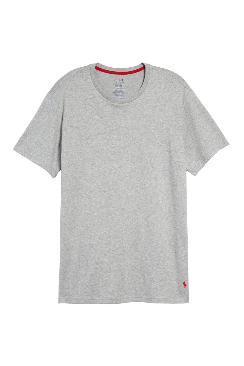 Crewneck T-Shirt, Alternate, color, ANDOVER HEATHER