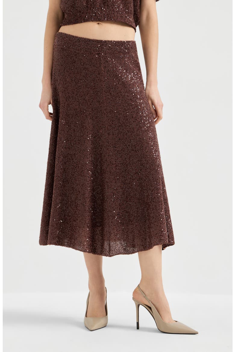 Knitted skirt, Main, color, Bordeaux