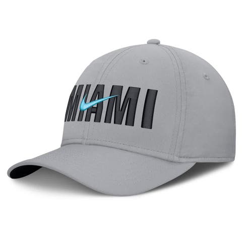 Men's Nike  Gray Miami Marlins Primetime Rise Dri-FIT Flex Hat