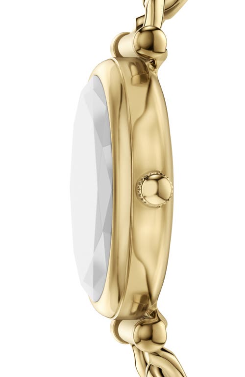 Fossil Carlie Three-hand Gold-tone Stainless Steel Watch, 28mm In Gold