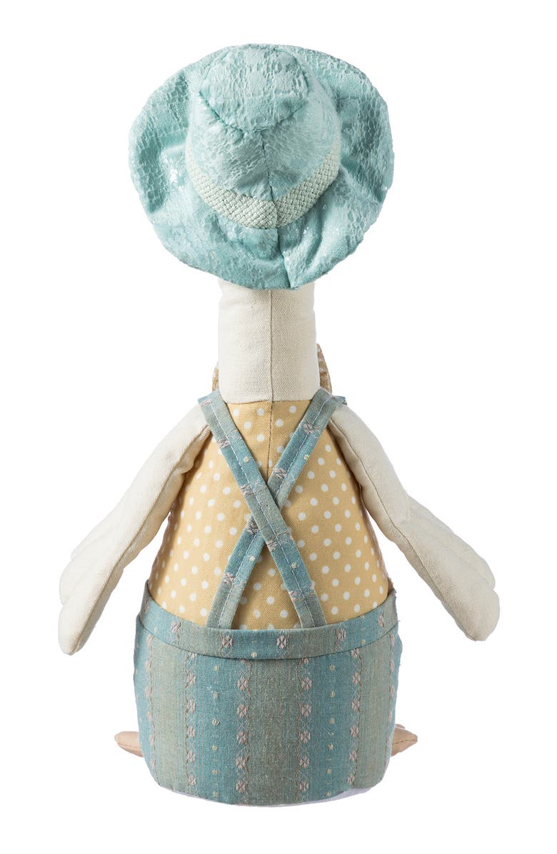 Glitzhome Easter Fabric Boy Duck Figurine, Alternate, color, Blue