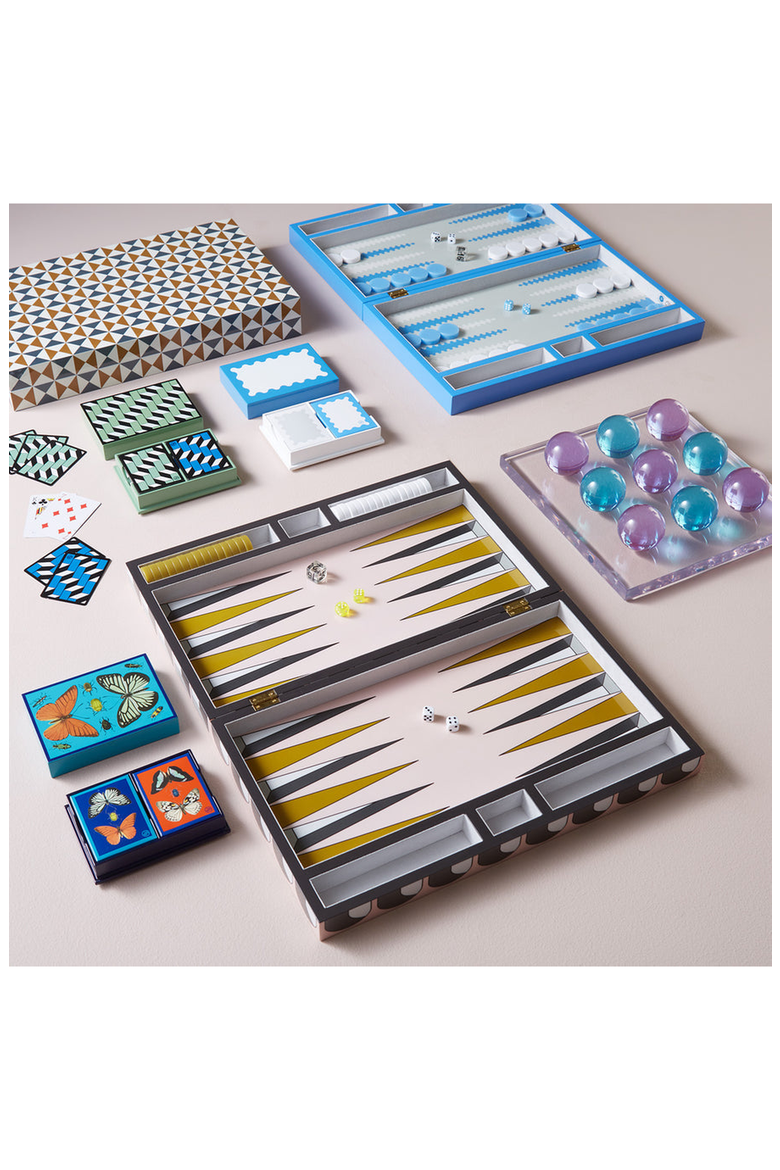 Acrylic Tic-Tac-Toe Set, Alternate, color, Turquoise / Purple