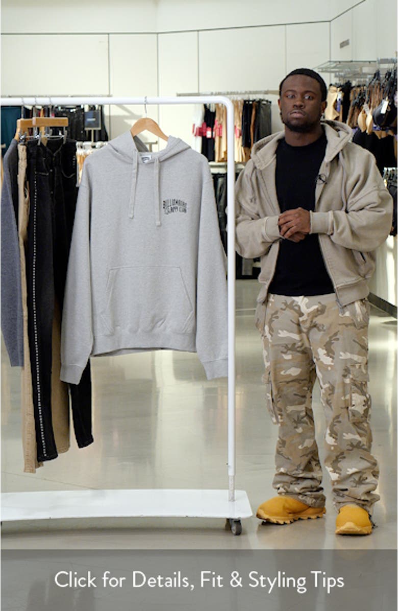 Arch Logo Graphic Hoodie, sales video thumbnail