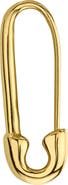 Anita Ko 18k Gold Safety Pin Single Earring