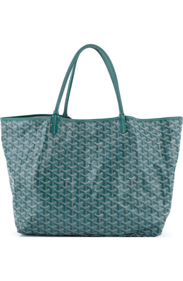 Pre-Owned Goyard Saint Louis Tote Coated Canvas GM, Main, color, Green