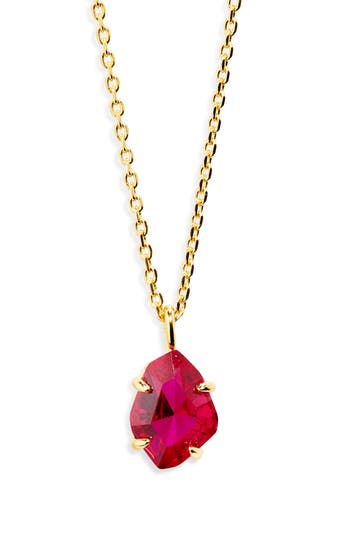 Kate Spade New York Treasure Trove Mini Pendant Necklace In Gold