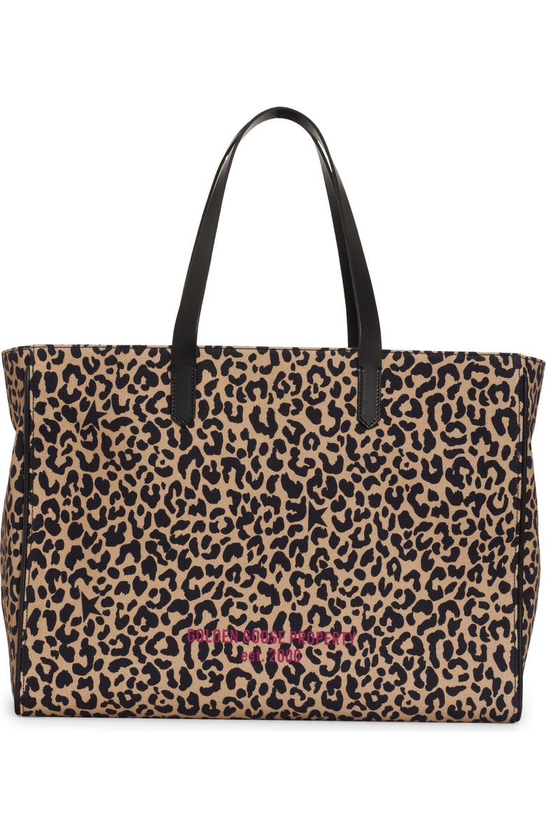 Golden Goose California East/West Canvas Shopper Tote, Main, color,