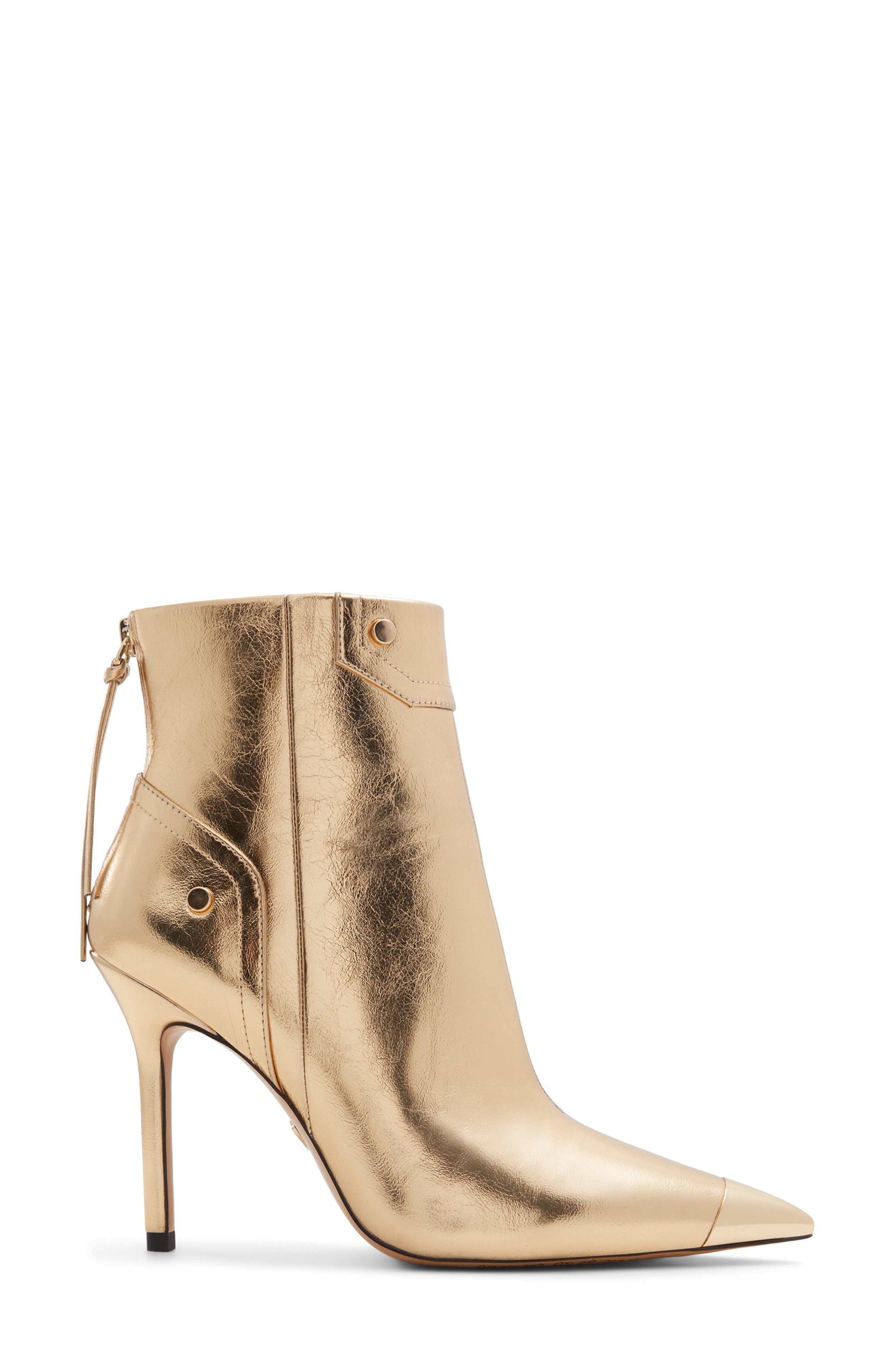 ALDO Nilita Pointed Cap Toe Bootie, Alternate, color, 