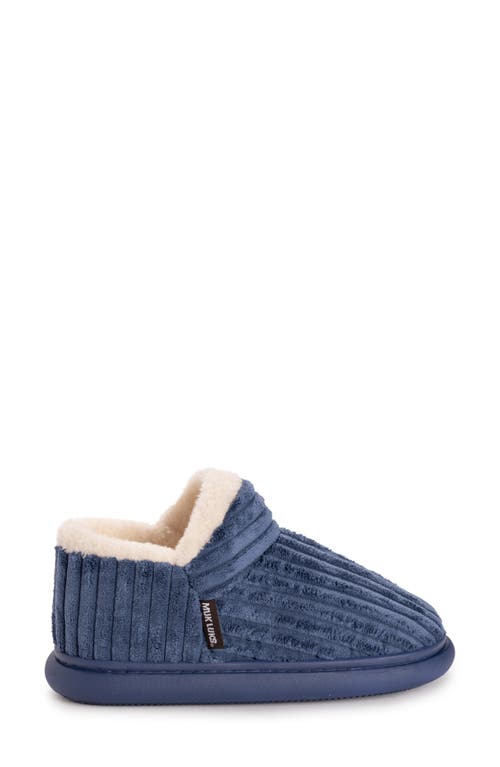 Muk Luks Aveline Slipper Bootie In Blue