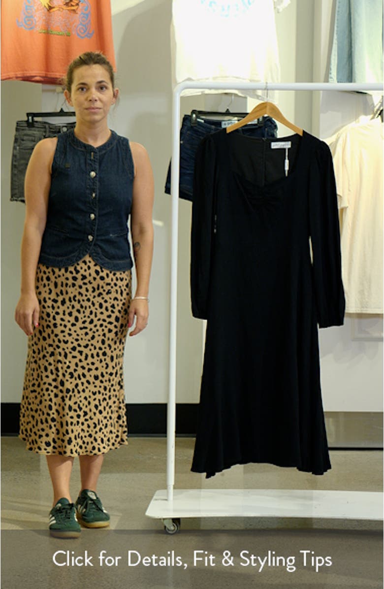 Franklin Long Sleeve Midi Dress, sales video thumbnail