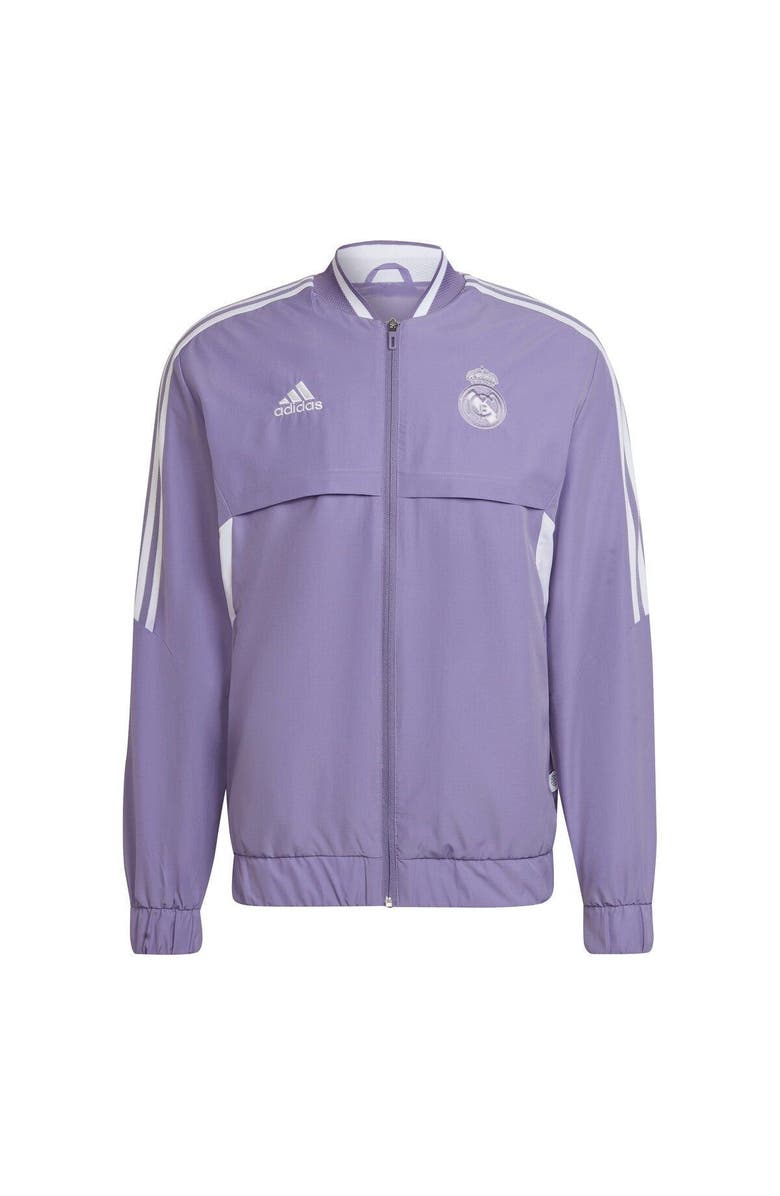adidas Men's adidas Purple Real Madrid AEROREADY Anthem Full-Zip Jacket, Main, color, 