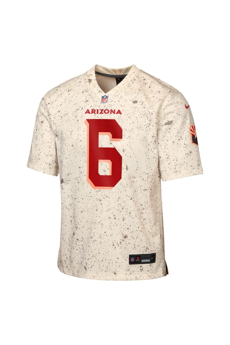 Youth Nike James Conner Natural Arizona Cardinals 2025 Rivalries Collection Game Jersey, Alternate, color, Natural
