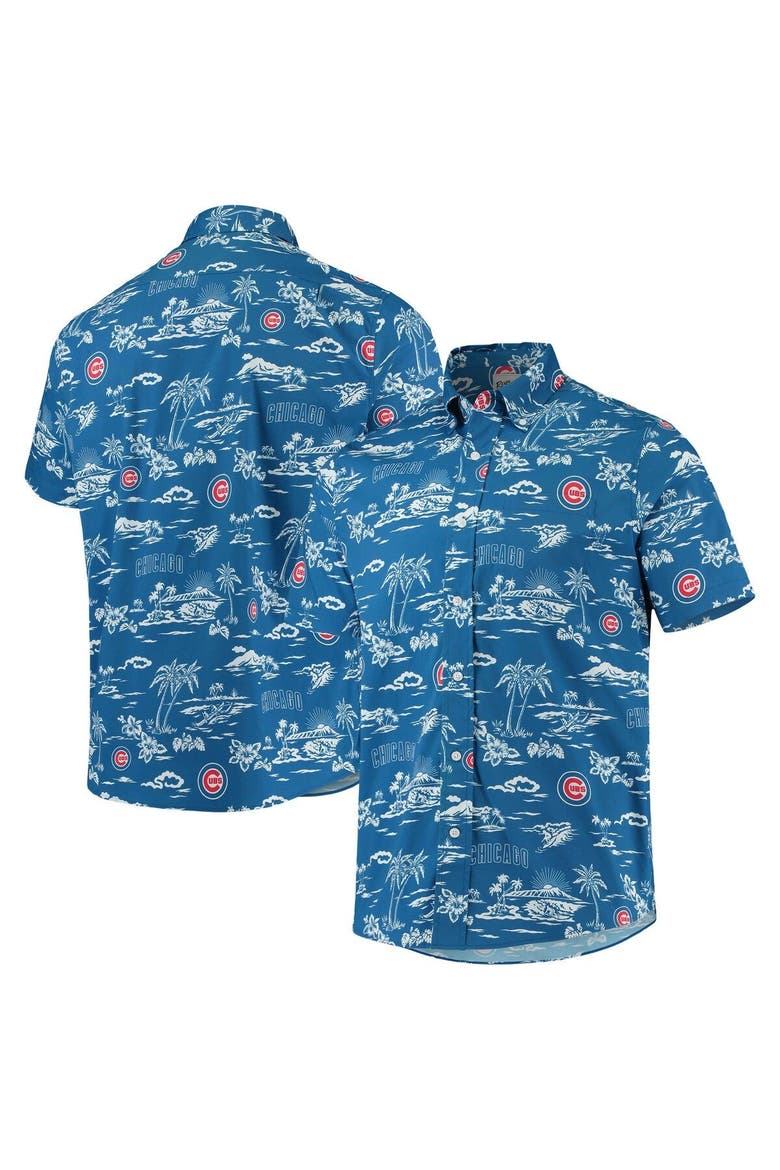 Men's Reyn Spooner Royal Chicago Cubs Kekai Button-Down Shirt, Main, color, Royal