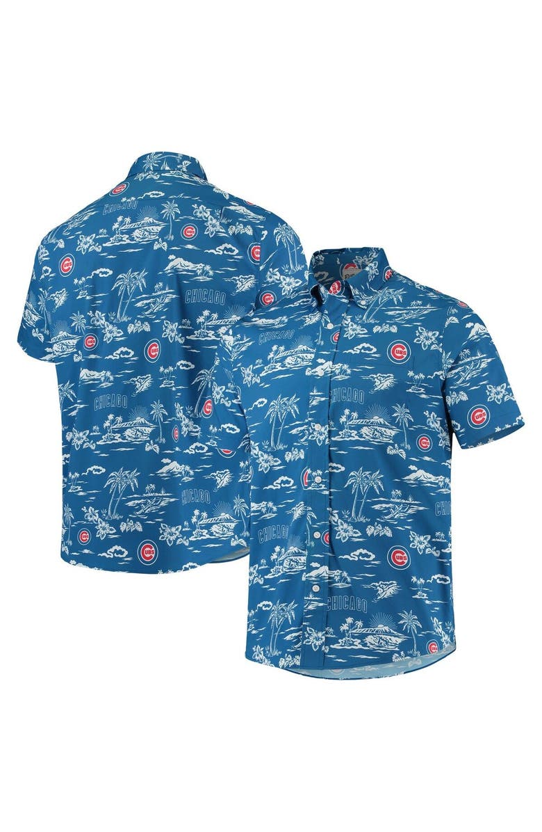 Reyn Spooner Men's Reyn Spooner Royal Chicago Cubs Kekai Button-Down Shirt, Main, color,