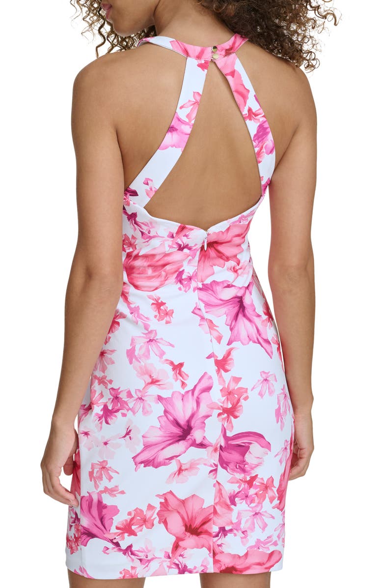 Siena Keyhole Scuba Dress, Alternate, color, 