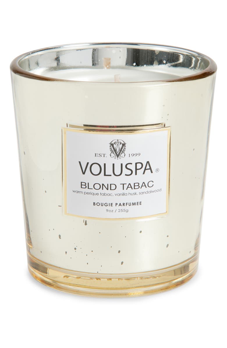 Voluspa Blond Tabac Classic Candle, Main, color, Blonde Tobacco