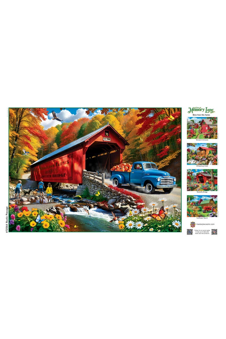 Rustic Passage 1000 Piece Jigsaw Puzzle, Alternate, color, Multicolor