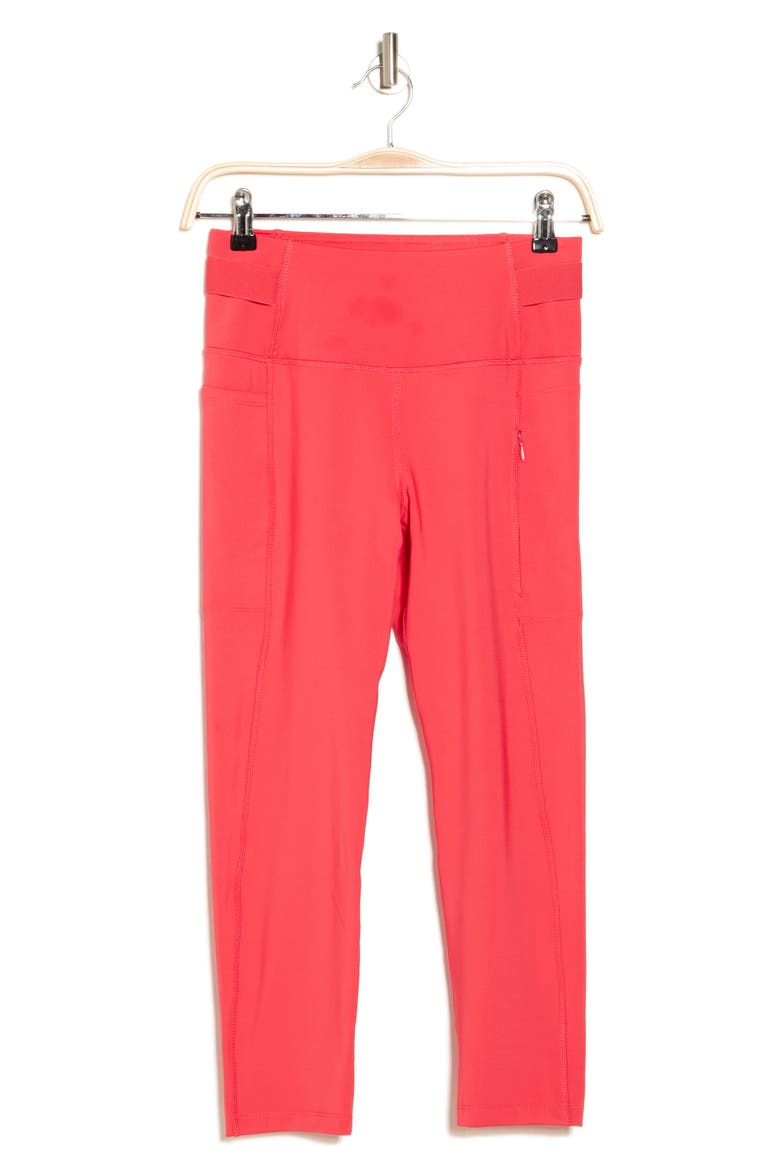 Stash Dash Capri Leggings, Alternate, color, MELON DELIGHT